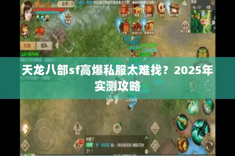天龙八部sf高爆私服太难找？2025年实测攻略