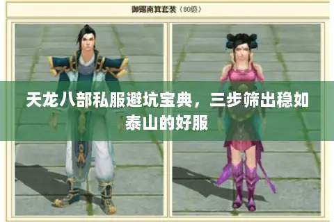 天龙八部私服避坑宝典,三步筛出稳如泰山的好服 天龙八部私服避坑宝典,三步筛出稳如泰山的好服