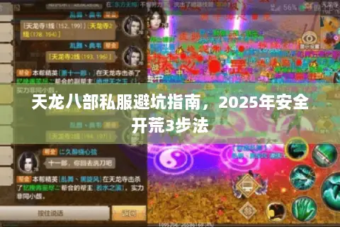 天龙八部私服避坑指南，2025年安全开荒3步法