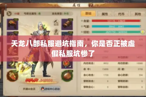 天龙八部私服避坑指南,你是否正被虚假私服坑惨了 天龙八部私服避坑指南,你是否正被虚假私服坑惨了