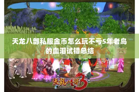 天龙八部私服金币怎么玩不亏5年老鸟的血泪试错总结 天龙八部私服金币怎么玩不亏5年老鸟的血泪试错总结