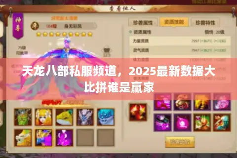 天龙八部私服频道,2025最新数据大比拼谁是赢家 天龙八部私服频道,2025最新数据大比拼谁是赢家