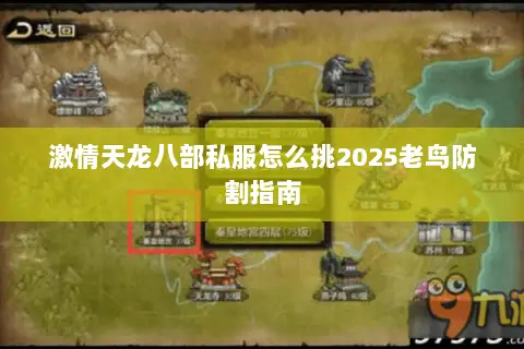 激情天龙八部私服怎么挑2025老鸟防割指南 激情天龙八部私服怎么挑2025老鸟防割指南