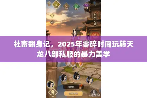 社畜翻身记，2025年零碎时间玩转天龙八部私服的暴力美学