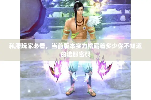 私服玩家必看,当前版本实力榜藏着多少你不知道的选服密码 私服玩家必看,当前版本实力榜藏着多少你不知道的选服密码