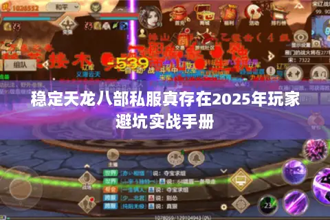 稳定天龙八部私服真存在2025年玩家避坑实战手册