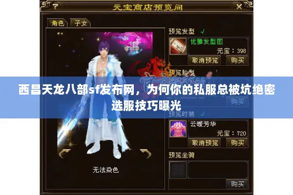 西昌天龙八部sf发布网,为何你的私服总被坑绝密选服技巧曝光 西昌天龙八部sf发布网,为何你的私服总被坑绝密选服技巧曝光