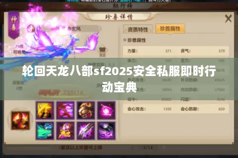 轮回天龙八部sf2025安全私服即时行动宝典 轮回天龙八部sf2025安全私服即时行动宝典