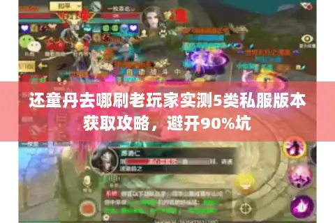 还童丹去哪刷老玩家实测5类私服版本获取攻略,避开90%坑 还童丹去哪刷老玩家实测5类私服版本获取攻略,避开90%坑