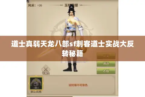 道士真弱天龙八部sf刺客道士实战大反转秘籍 道士真弱天龙八部sf刺客道士实战大反转秘籍