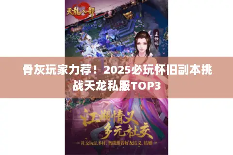 骨灰玩家力荐！2025必玩怀旧副本挑战天龙私服TOP3