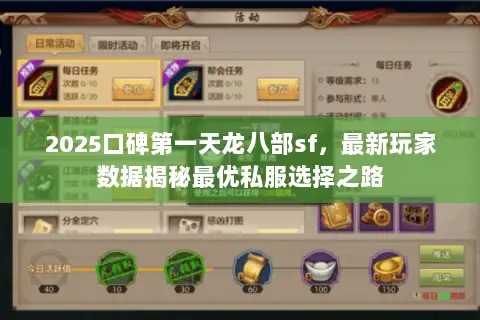 2025口碑第一天龙八部sf,最新玩家数据揭秘最优私服选择之路 2025口碑第一天龙八部sf,最新玩家数据揭秘最优私服选择之路