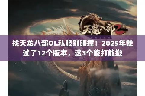 找天龙八部OL私服别瞎撞！2025年我试了12个版本，这3个能打能搬