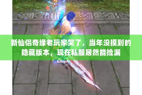 新仙侣奇缘老玩家哭了,当年没摸到的隐藏版本,现在私服居然能捡漏 新仙侣奇缘老玩家哭了,当年没摸到的隐藏版本,现在私服居然能捡漏