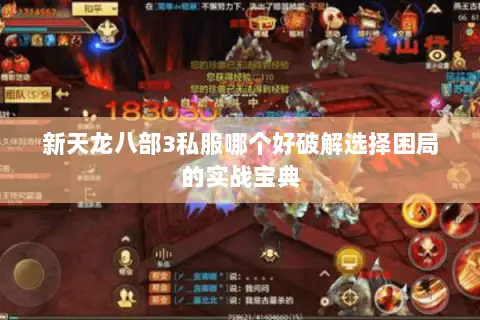 新天龙八部3私服哪个好破解选择困局的实战宝典 新天龙八部3私服哪个好破解选择困局的实战宝典