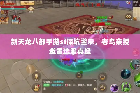 新天龙八部手游sf深坑警示,老鸟亲授避雷选服真经 新天龙八部手游sf深坑警示,老鸟亲授避雷选服真经