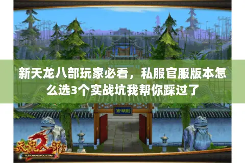 新天龙八部玩家必看,私服官服版本怎么选3个实战坑我帮你踩过了 新天龙八部玩家必看,私服官服版本怎么选3个实战坑我帮你踩过了
