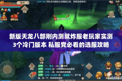 新版天龙八部刚内测就炸服老玩家实测3个冷门版本 私服党必看的选服攻略