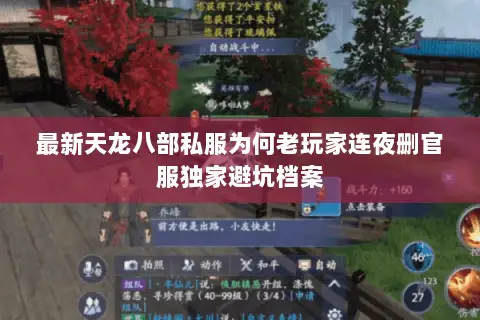 最新天龙八部私服为何老玩家连夜删官服独家避坑档案 最新天龙八部私服为何老玩家连夜删官服独家避坑档案
