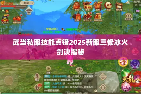 武当私服技能点错2025新服三修冰火剑诀揭秘
