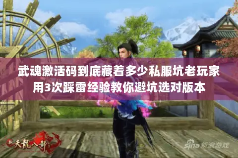 武魂激活码到底藏着多少私服坑老玩家用3次踩雷经验教你避坑选对版本