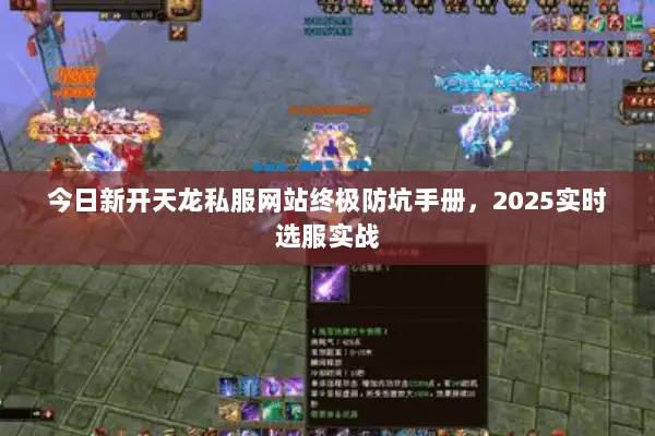 今日新开天龙私服网站终极防坑手册，2025实时选服实战