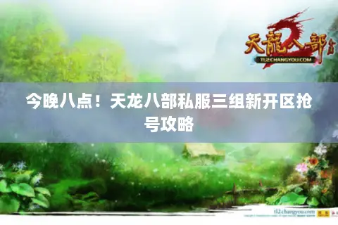 今晚八点！天龙八部私服三组新开区抢号攻略