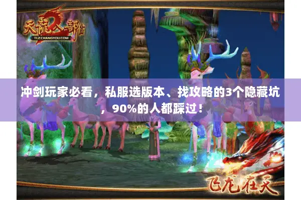 冲剑玩家必看，私服选版本、找攻略的3个隐藏坑，90%的人都踩过！