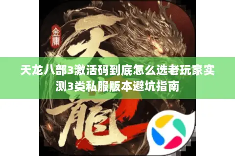 天龙八部3激活码到底怎么选老玩家实测3类私服版本避坑指南