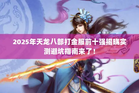 2025年天龙八部打金服前十强揭晓实测避坑指南来了！