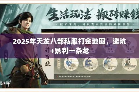 2025年天龙八部私服打金地图，避坑+暴利一条龙