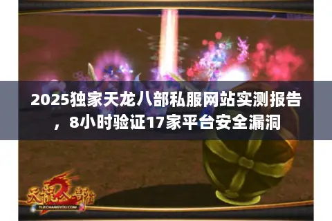2025独家天龙八部私服网站实测报告,8小时验证17家平台安全漏洞 2025独家天龙八部私服网站实测报告,8小时验证17家平台安全漏洞