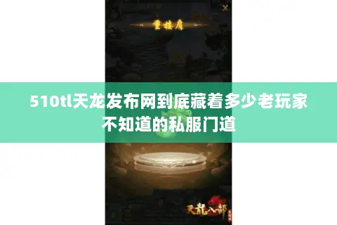 510tl天龙发布网到底藏着多少老玩家不知道的私服门道 510tl天龙发布网到底藏着多少老玩家不知道的私服门道