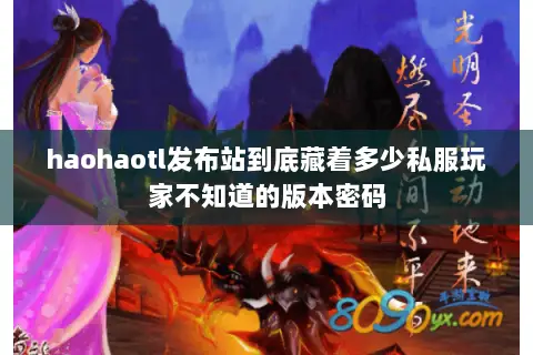 haohaotl发布站到底藏着多少私服玩家不知道的版本密码 haohaotl发布站到底藏着多少私服玩家不知道的版本密码