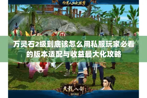 万灵石2级到底该怎么用私服玩家必看的版本适配与收益最大化攻略 万灵石2级到底该怎么用私服玩家必看的版本适配与收益最大化攻略