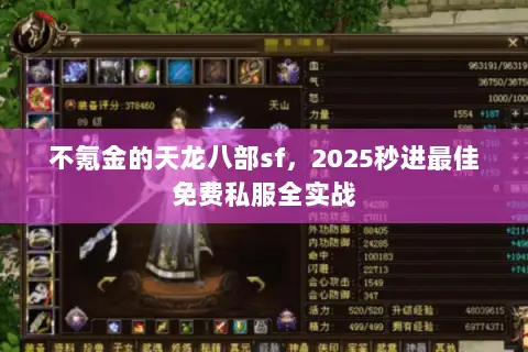 不氪金的天龙八部sf,2025秒进最佳免费私服全实战 不氪金的天龙八部sf,2025秒进最佳免费私服全实战