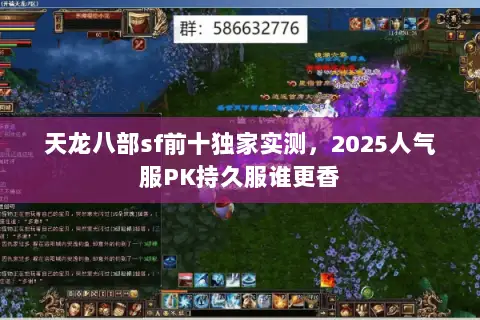 天龙八部sf前十独家实测，2025人气服PK持久服谁更香