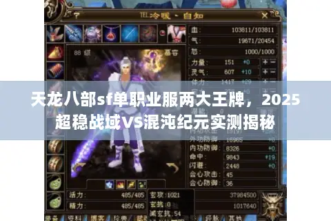 天龙八部sf单职业服两大王牌,2025超稳战域VS混沌纪元实测揭秘 天龙八部sf单职业服两大王牌,2025超稳战域VS混沌纪元实测揭秘