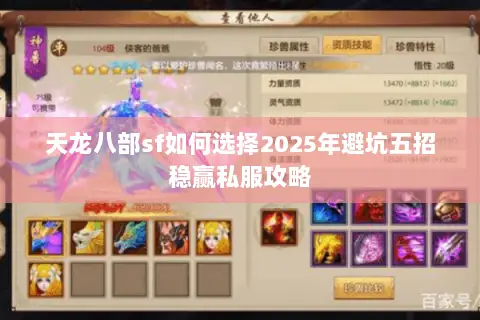 天龙八部sf如何选择2025年避坑五招稳赢私服攻略 天龙八部sf如何选择2025年避坑五招稳赢私服攻略