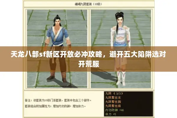 天龙八部sf新区开放必冲攻略,避开五大陷阱选对开荒服 天龙八部sf新区开放必冲攻略,避开五大陷阱选对开荒服