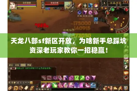天龙八部sf新区开放，为啥新手总踩坑资深老玩家教你一招稳赢！