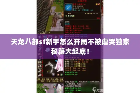 天龙八部sf新手怎么开局不被虐哭独家秘籍大起底! 天龙八部sf新手怎么开局不被虐哭独家秘籍大起底!