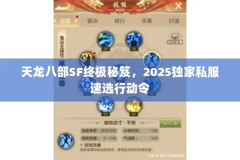 天龙八部SF终极秘笈,2025独家私服速选行动令 天龙八部SF终极秘笈,2025独家私服速选行动令