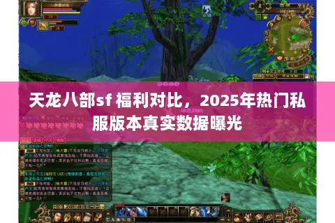 天龙八部sf 福利对比,2025年热门私服版本真实数据曝光 天龙八部sf 福利对比,2025年热门私服版本真实数据曝光