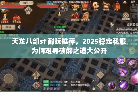 天龙八部sf 耐玩推荐，2025稳定私服为何难寻破解之道大公开