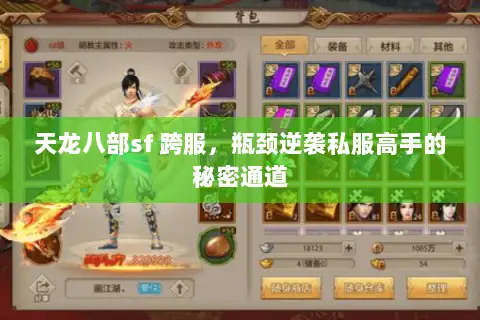 天龙八部sf 跨服,瓶颈逆袭私服高手的秘密通道 天龙八部sf 跨服,瓶颈逆袭私服高手的秘密通道