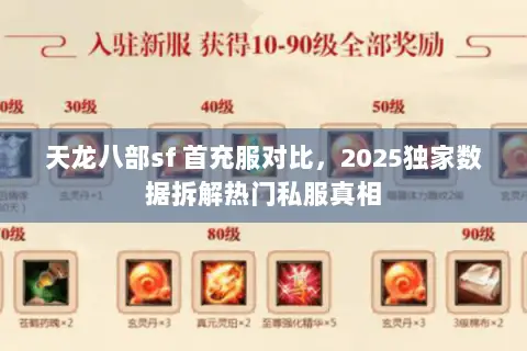 天龙八部sf 首充服对比，2025独家数据拆解热门私服真相