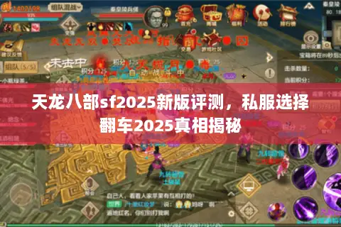 天龙八部sf2025新版评测，私服选择翻车2025真相揭秘