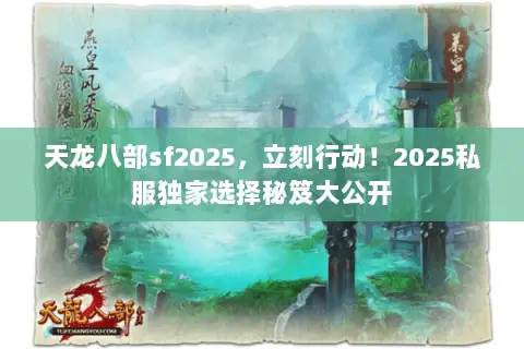 天龙八部sf2025，立刻行动！2025私服独家选择秘笈大公开