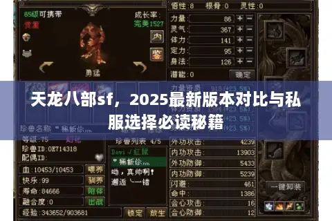 天龙八部sf,2025最新版本对比与私服选择必读秘籍 天龙八部sf,2025最新版本对比与私服选择必读秘籍